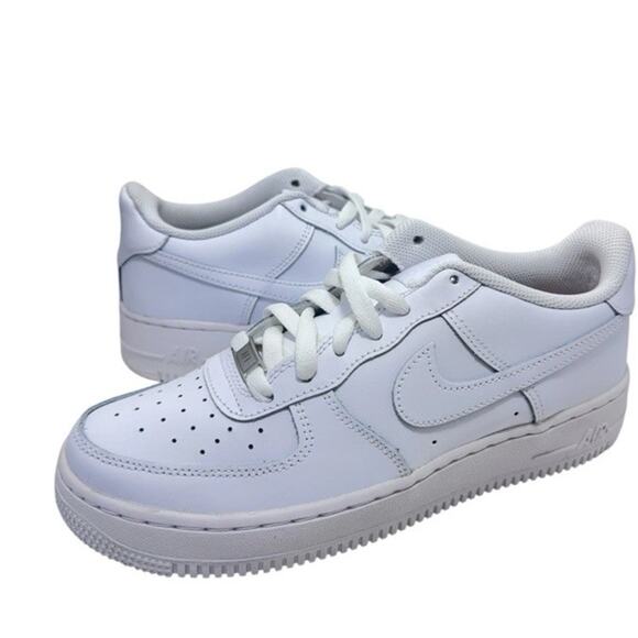 Nike‎ Kids Air Force 1 LE (GS) Sneaker Youth White/White Size 7Y Wmns 8 NIB - Picture 4 of 5